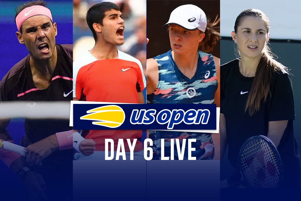 Us Open Day Live Iga Swiatek Rafael Nadal Carlos Alcaras Enter