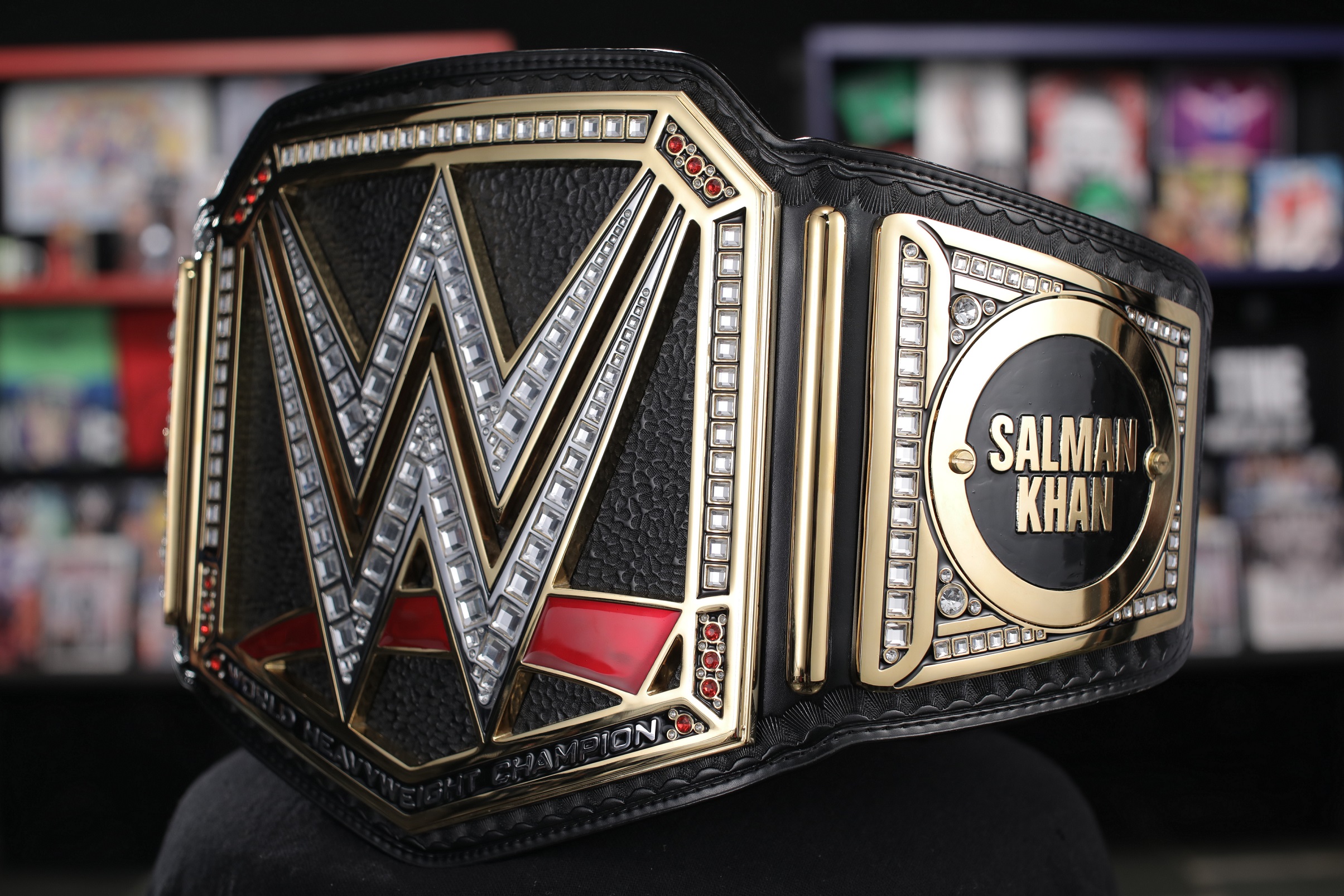 WWE presents Salman ‘Dabangg’ Khan with customised championship title ...