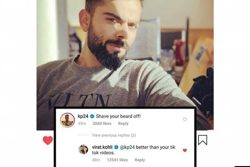 Better than your Tiktok video' virat kohli responds to Kevin Pietersen  trolls on instagram