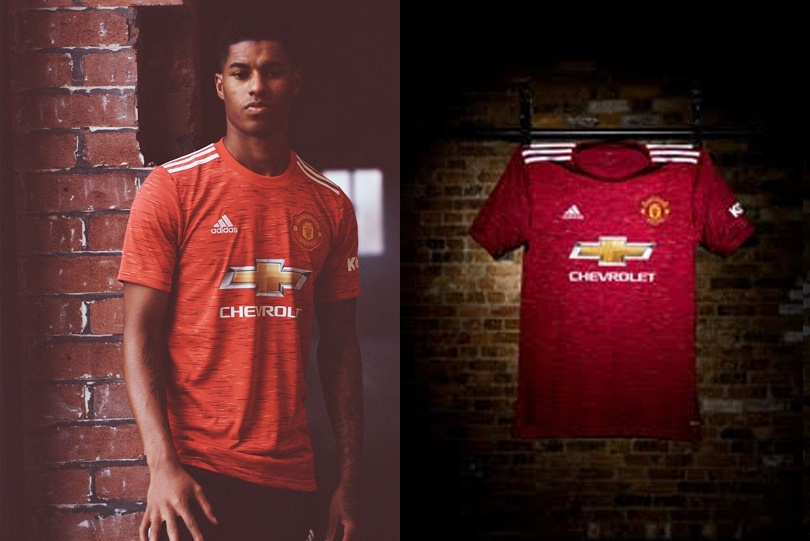 Launching Manchester United 2020/21 home jersey, inspired by the club's  iconic crest