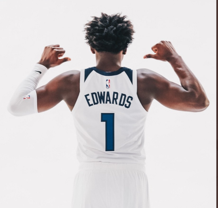 JUST IN: #Timberwolves star Anthony Edwards is changing his jersey from No.  1 to No. 5 for next season. 👀🐜