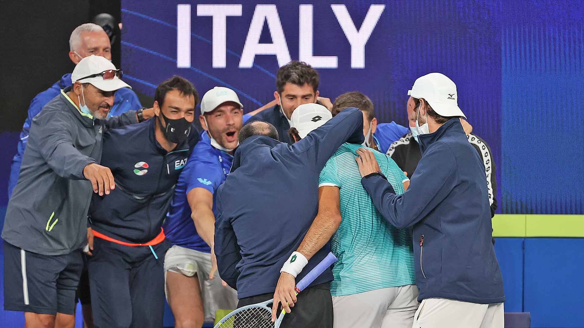 ATP Cup Matteo Berrettini, Fognini help Italy beat Spain to enter ATP