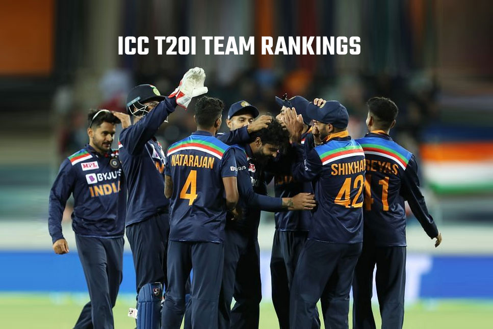 ICC Rankings: India Climb To Second Spot In T20I Team Rankings