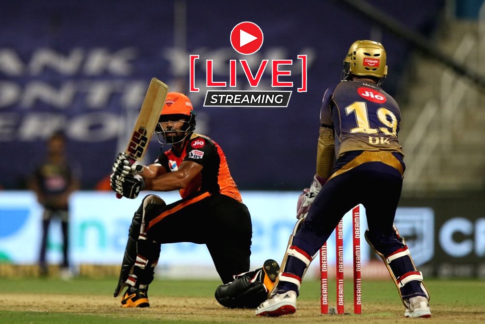 SRH vs KKR in IPL 2021 Live भारत में कैसे देखें सनराइजर्स हैदराबाद
