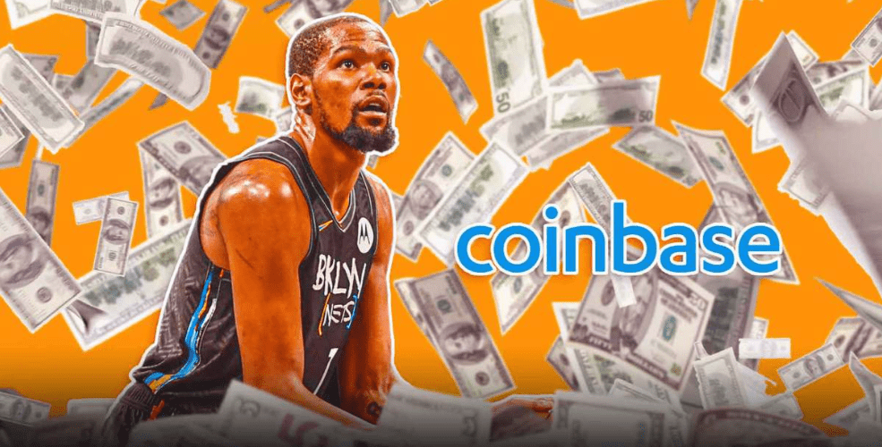 Kevin Durant partners with Coinbase