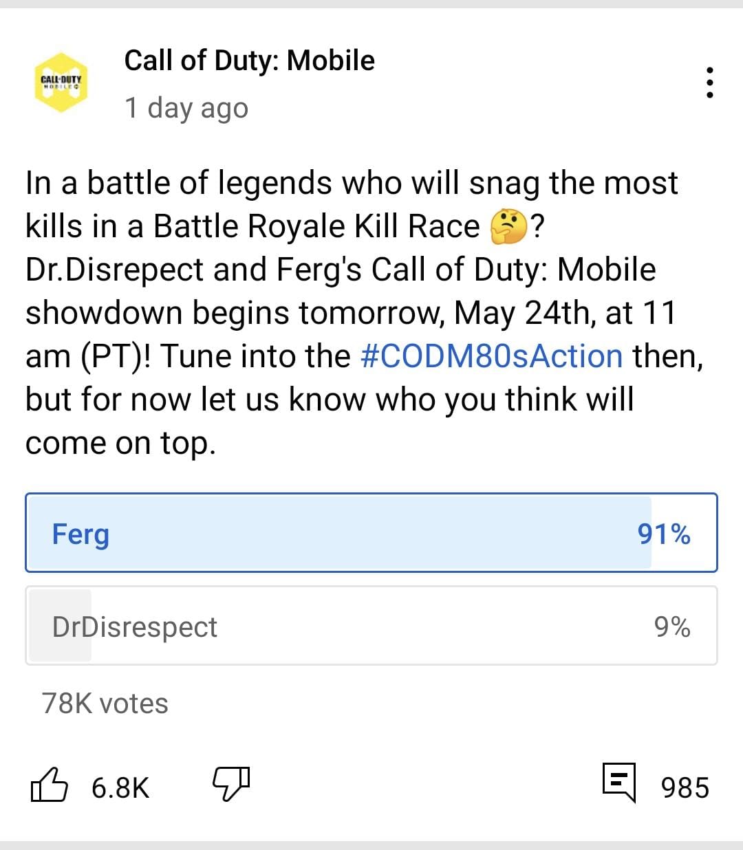 Dr Disrespect gives his honest verdict on CoD Mobile after first