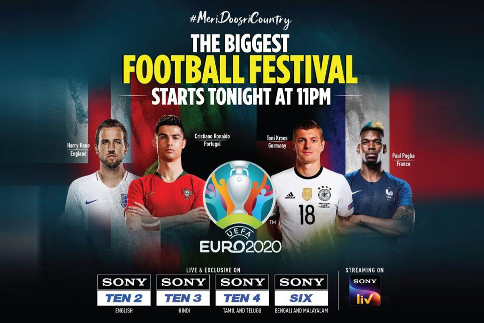 EURO 2020 Live Broadcast: Sony Sports to Live telecast Euro 2020 in 6  languages, Bhutia & Chhetri roped in as experts - Inside Sport India