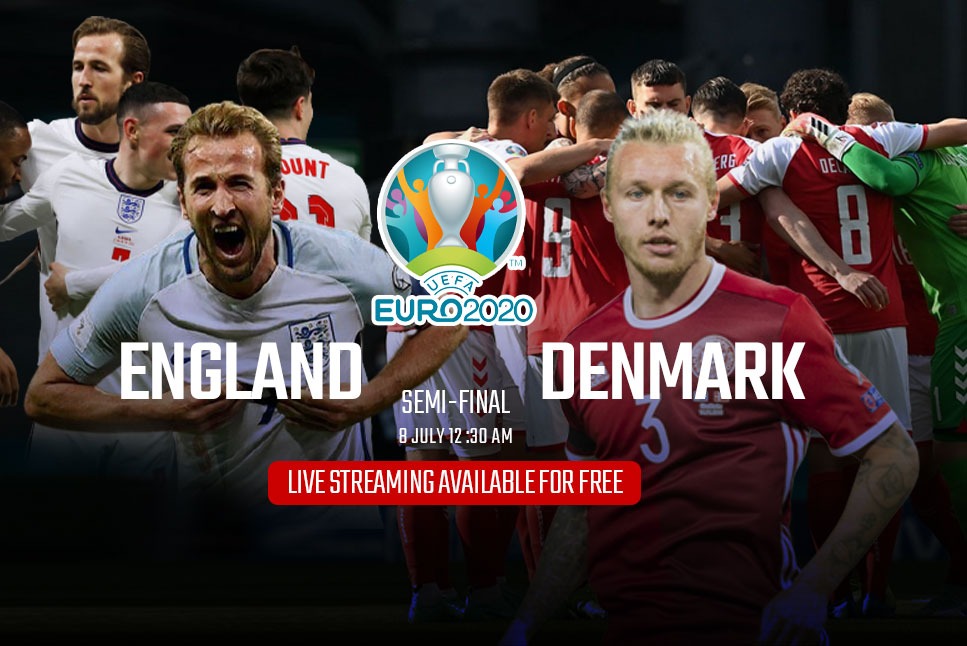 England vs Denmark live Euro 2020 semifinals Eng vs Den live stream free