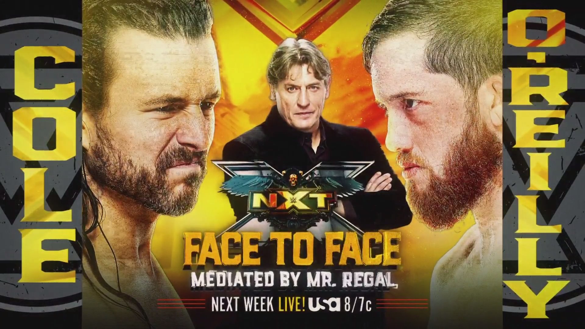WWE NXT Match Card Adam Cole vs Kyle O'Reilly , Follow live