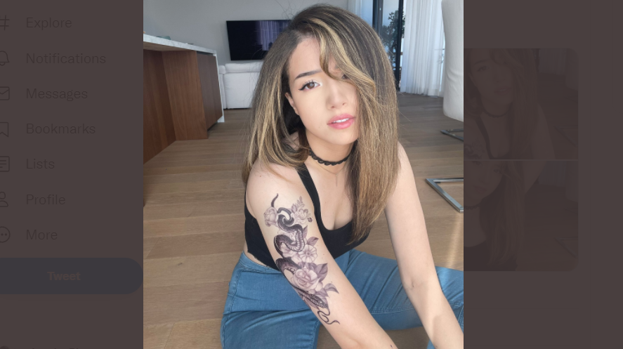 Pokimane Reveal a New Tattoo on Her Shoulder Check out How she looks