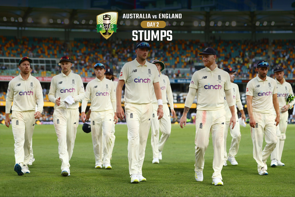 AUS vs ENG - Ashes 1st Test Day 2 Stumps Australia lead by 196 runs