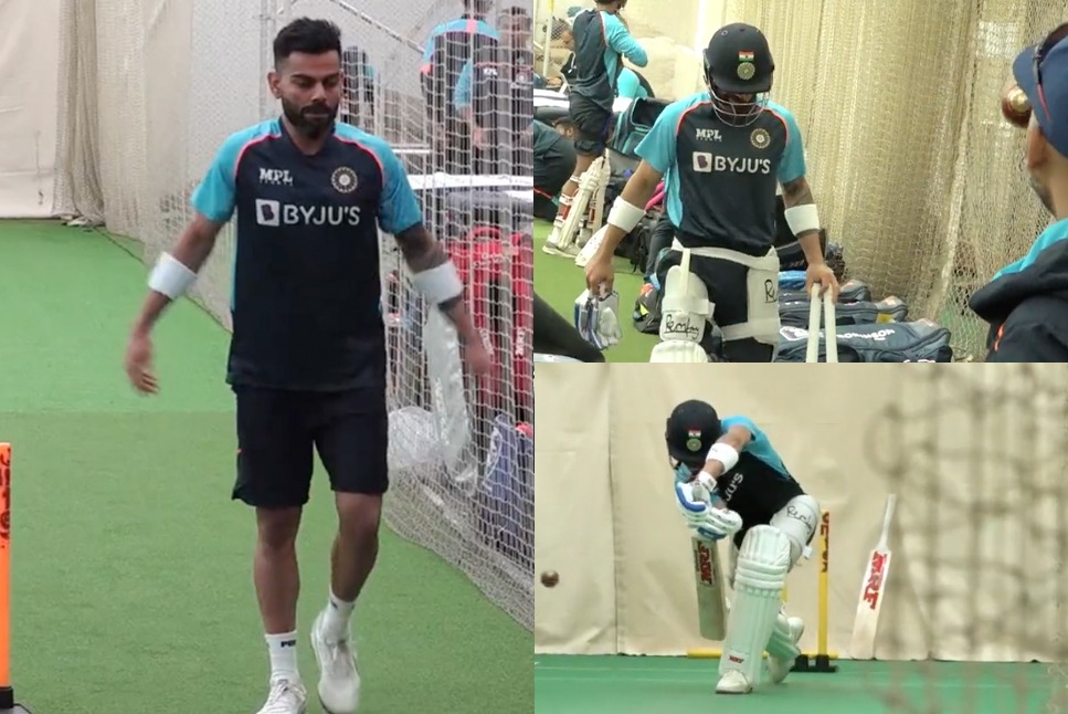 IND Vs NZ Live: Virat Kohli Practices At Indoor Nets At BKC