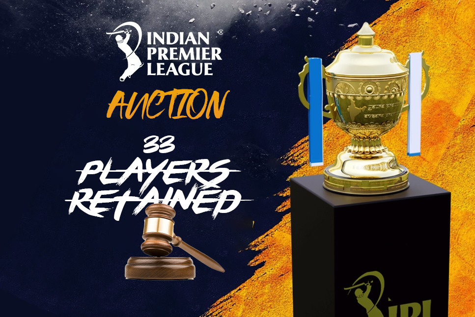 IPL 2022 Auction: 33 Players Retained: Full Players List, Base Price