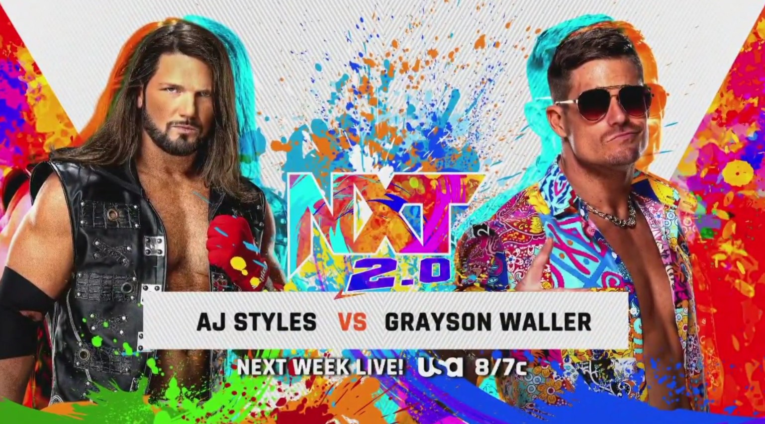 WWE NXT Match Card: AJ Styles in action next week on NXT 2 0
