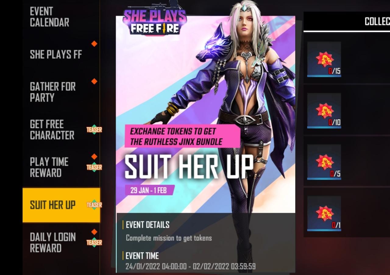 Collect a new bundle and dress up for - Garena Free Fire