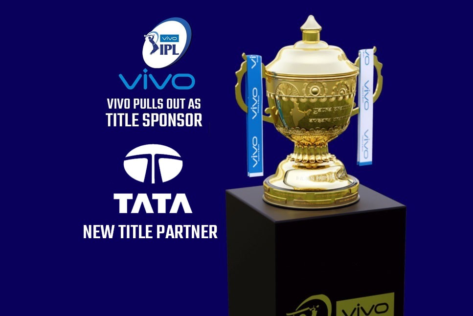 IPL 2022 TATA new IPL TITLE SPONSOR, VIVO pulls out