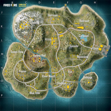 Check out the top 3 Alpine Map Drop locations in Free FIre