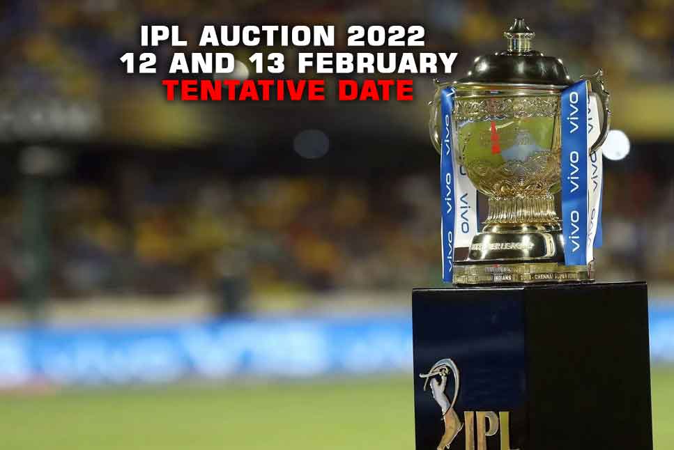 IPl Auction 2022 Is On 12 And 13 February: Date, Venue, Full Player List