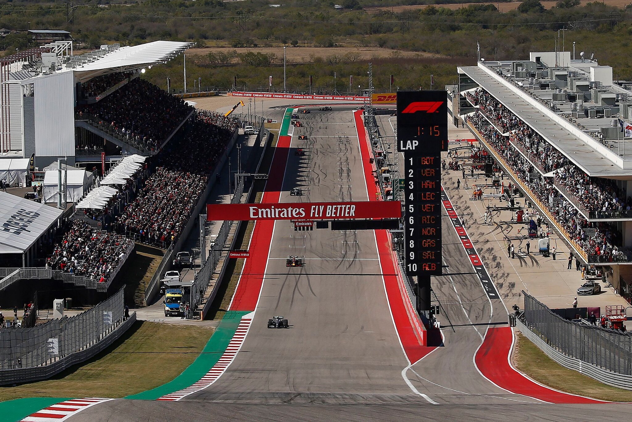 Formula 1 F1 races to continue at Circuit of the Americas until 2026