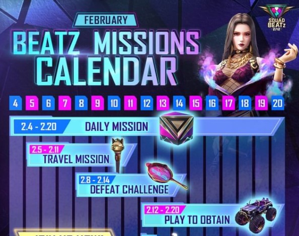 Garena Free Fire: Upcoming February Month Special Event 'Squad