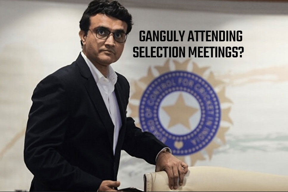 Ganguly Attending Selection Meetings Bcci House Divided On Allegations