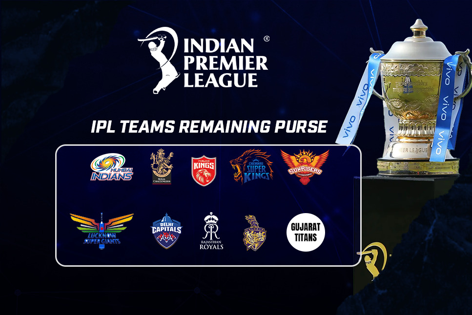 IPL Teams Remaining Purse Check NEW PICKS at AUCTION