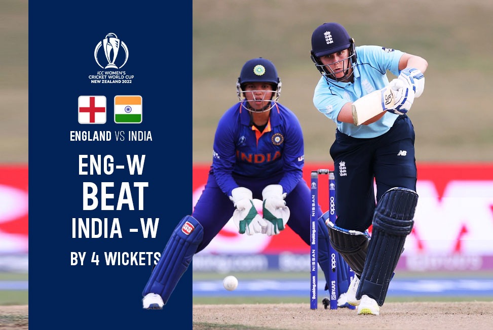 INDW vs ENGW LIVE England beat India in ICC Women WC