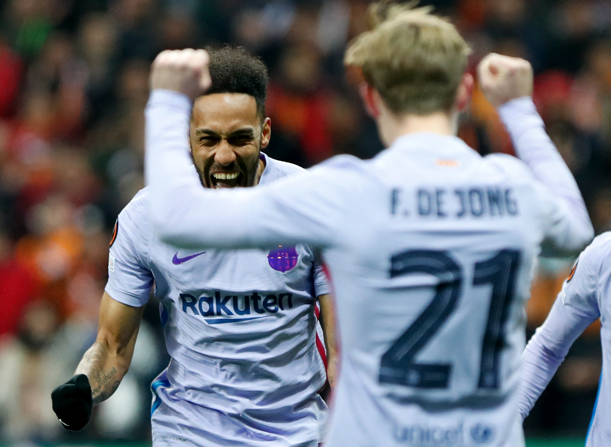 Galatasaray 1-2 Barcelona LIVE: Barcelona come from behind to KNOCK OUT Galatasaray and reach the Europa League Quarterfinals; Pedri and Aubameyang on the scoresheet