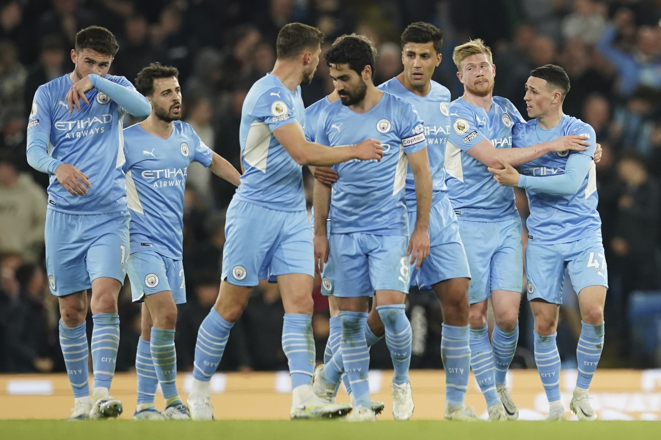 Manchester City Brighton, goes top of League Points Table