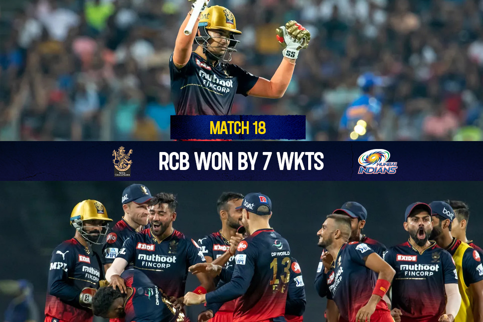 Rcb Vs Mi Live Suryakumars Heroics In Vain Rawat And Kohli Power Rcb To 7 Wicket Victory Check 