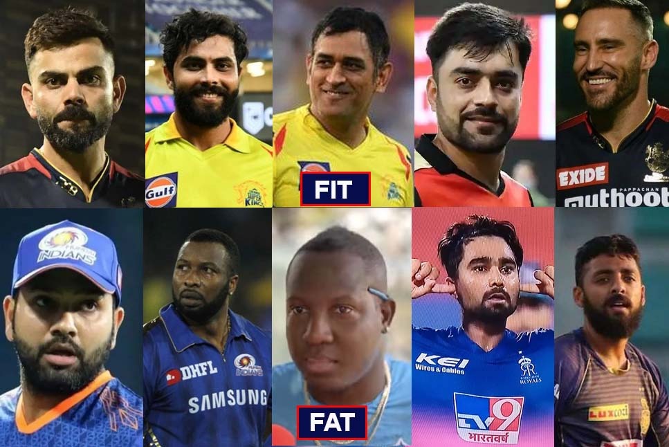 Ipl 2022: Meet The Most Fat & Fittest Cricketers Of Ipl 2022