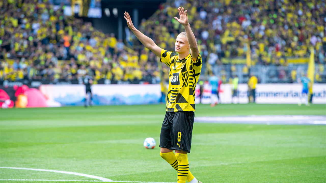 Bundesliga Haaland Gets Best Farewell Scores On His Final Game For Dortmund