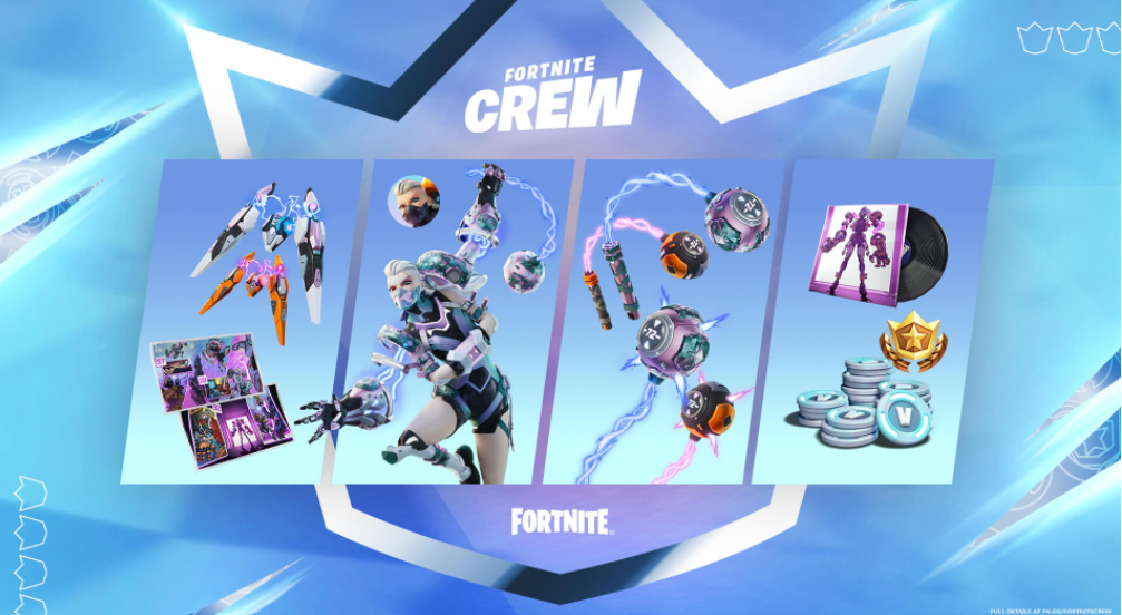 Fortnite May Crew Pack The May Crew Pack includes the Crystalline Style