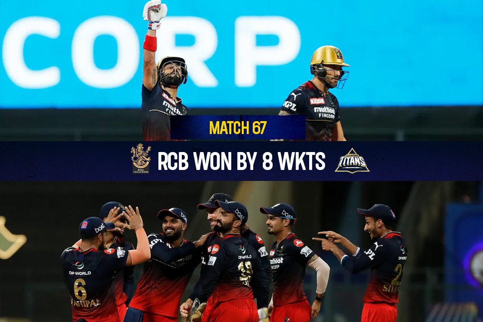 IPL 2022, RCB vs GT