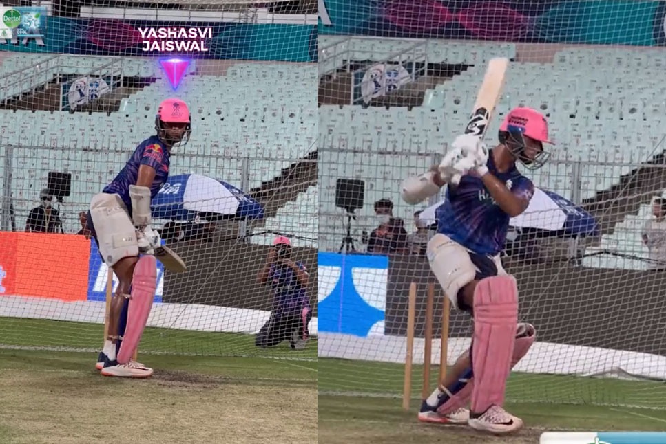 IPL 2022 Qualifier -1 Live: Step aside 'Baby AB', 'Baby Ganguly' takes LIMELIGHT at Eden Gardens as RR opener Yashasvi Jaiswal is looking in full flow - Watch Video