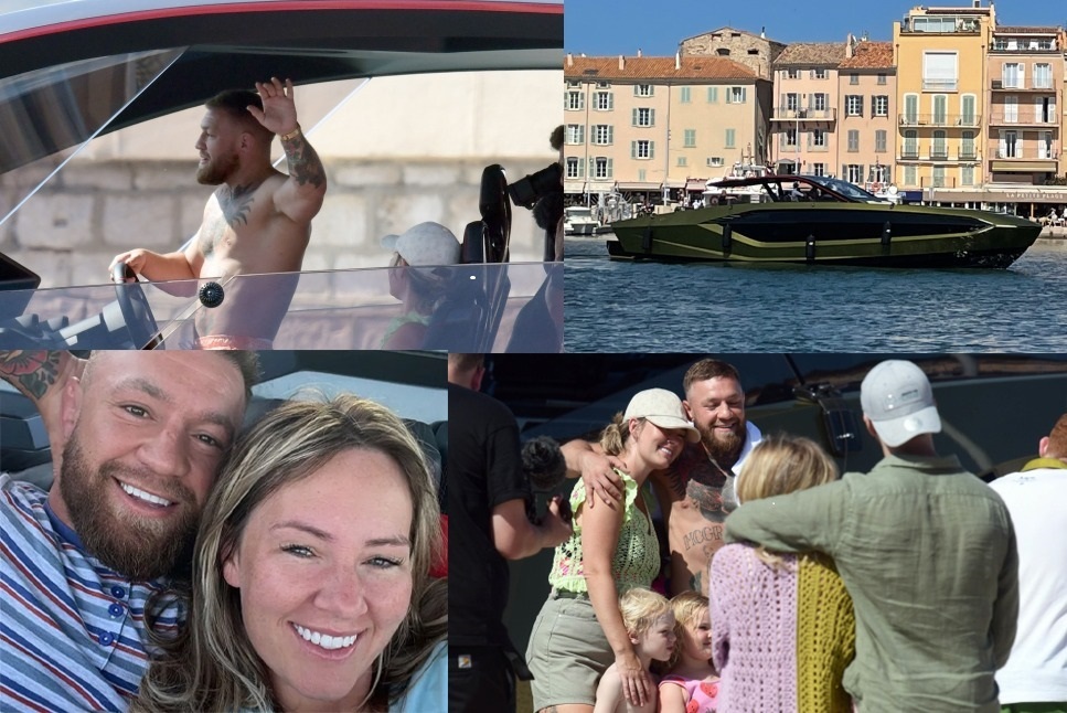 Conor mcgregor louis vuitton delivered to back of yacht｜TikTok Search