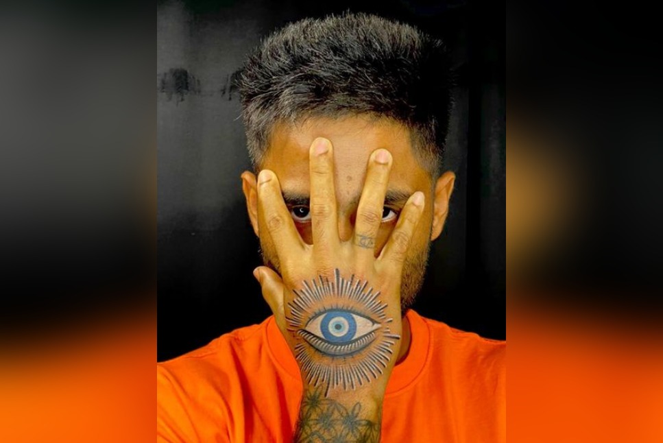 Eye See You Double Hand Tattoos