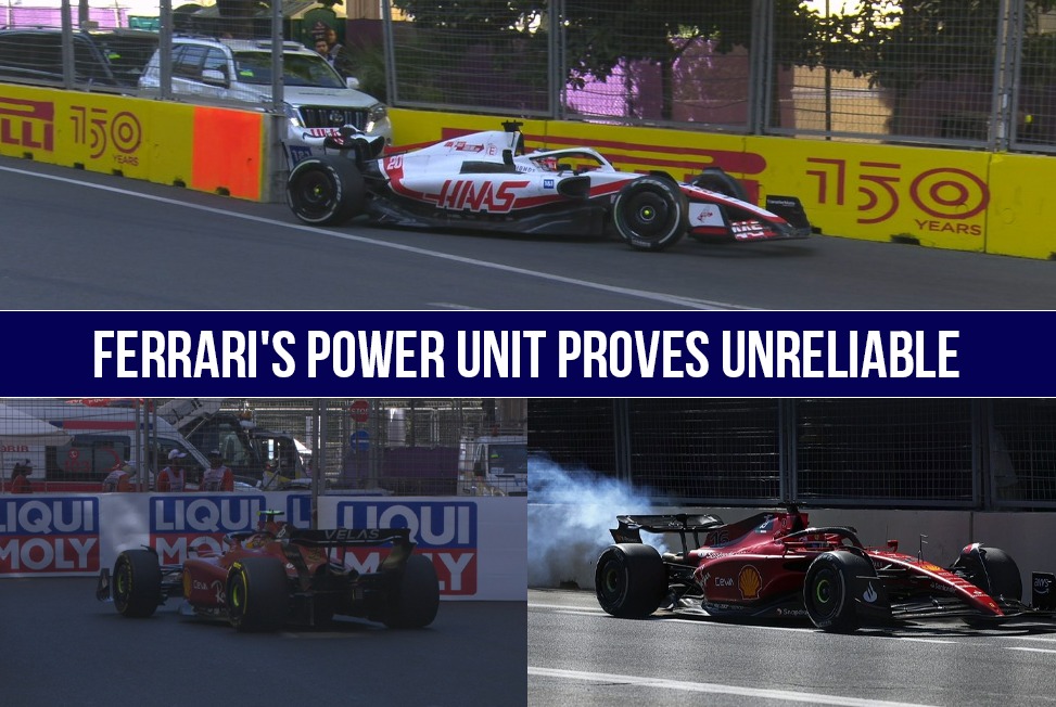 F1 Azerbaijan GP: Ferrari’s power units UNRELIABLE again
