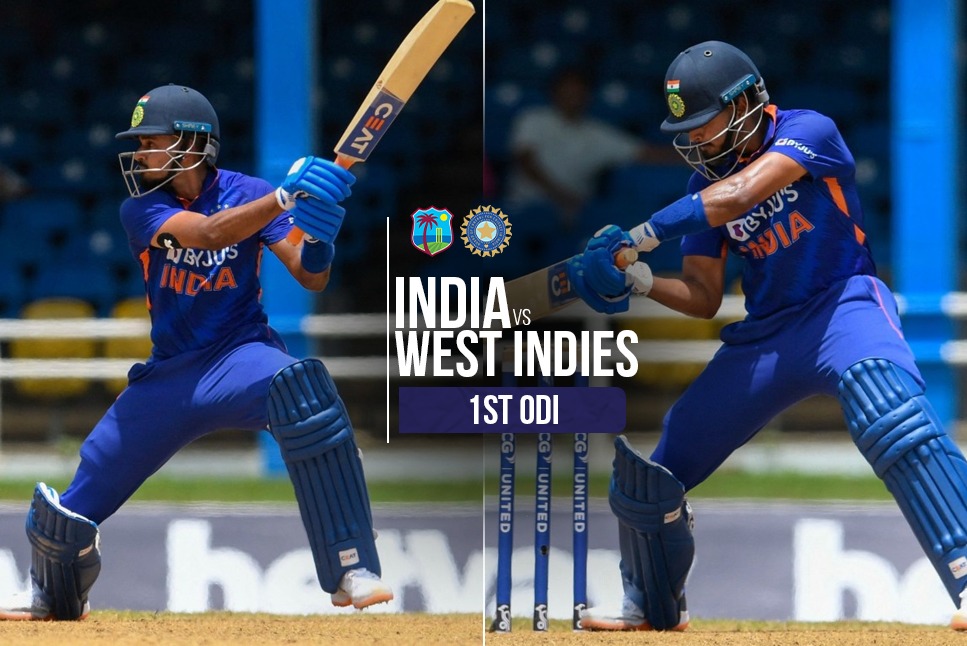 IND vs WI LIVE: Shreyas Iyer aces short ball test, slams 50 on vice ...