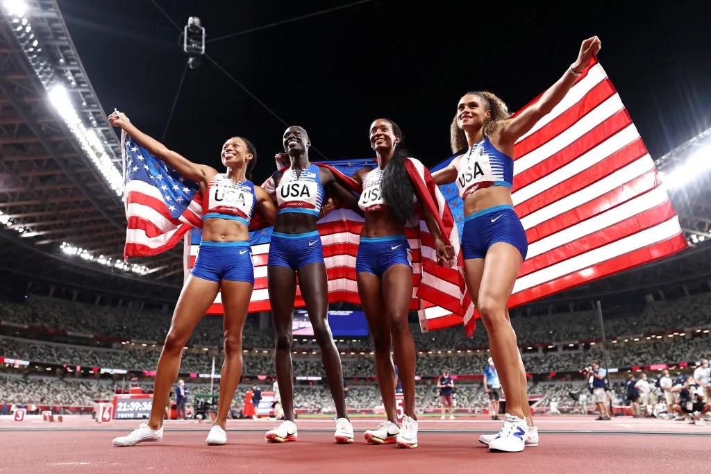 World Athletics Championships US women clinch third straight 4x400m