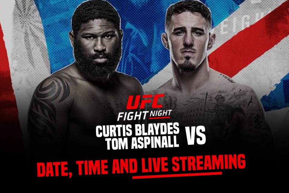 UFC Fight Night London: Curtis Blaydes Vs Tom Aspinall, Date, Time ...