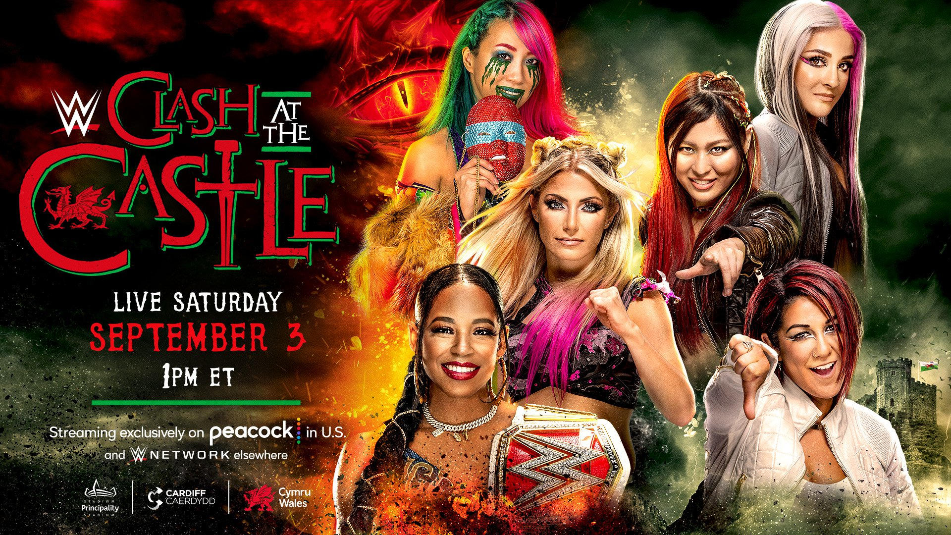 WWE Clash at the Castle Match CARD Açıklandı, LİSTE'nin tamamını