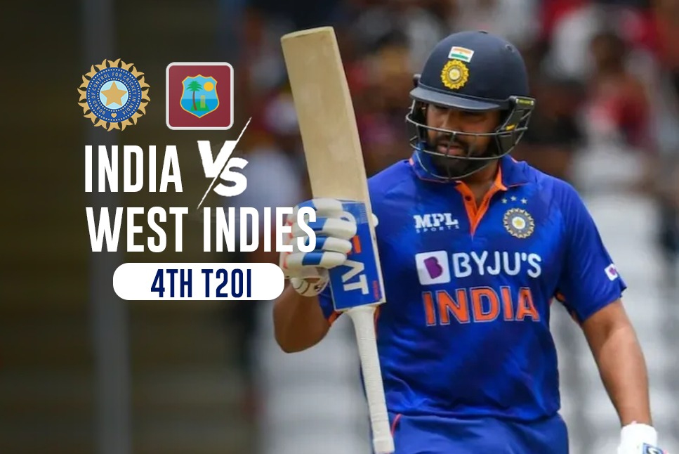 IND vs WI 4TH T20 Good news, Rohit Sharma completely fit to play 4th