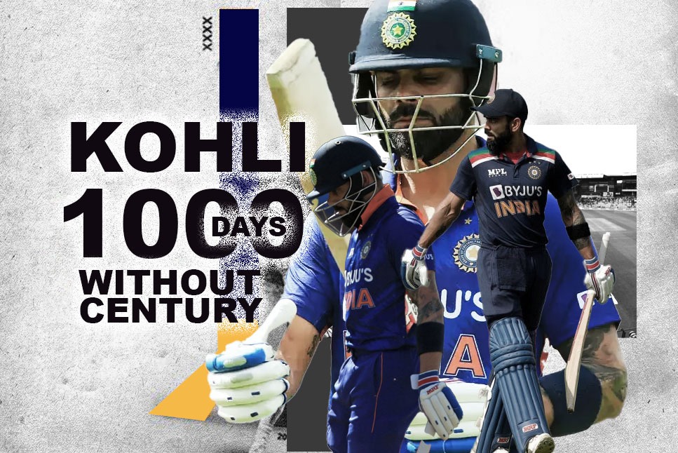 Virat Kohli 1000 Days Without Century EMBARASSING MILESTONE Reached ...