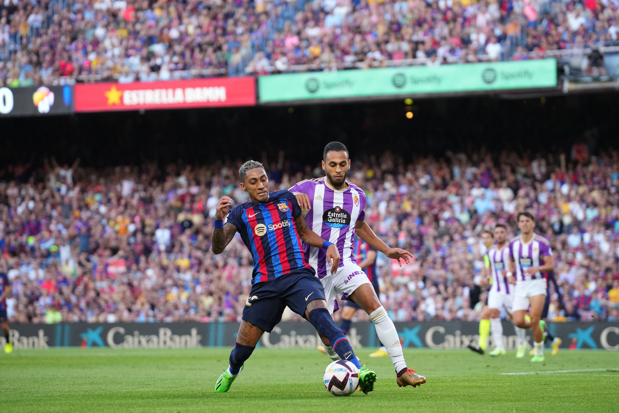 Barcelona vs Real Valladolid Lewandowski's brace sinks Valladolid 4-0 at Spotify Camp Nou