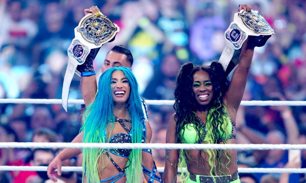 Sasha Banks and Naomi.