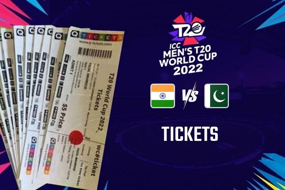 IND vs PAK T20 WC Tickets sold out for India vs Pakistan T20 World Cup