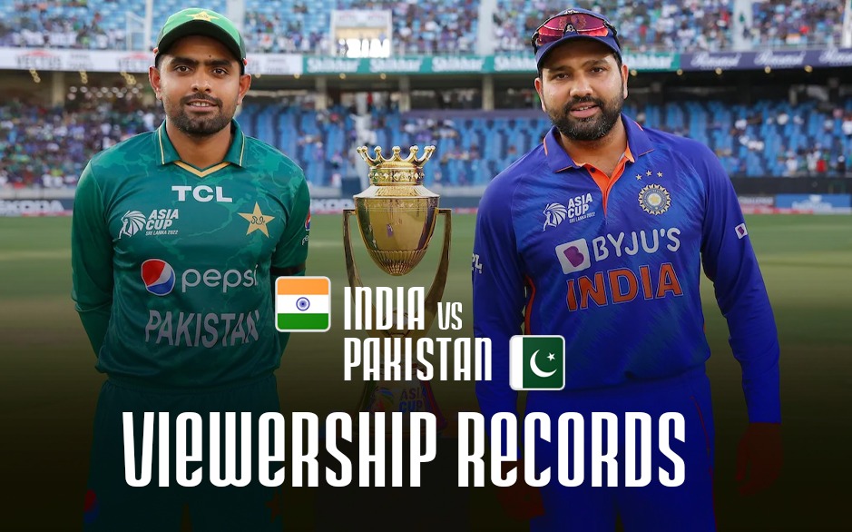 Asia Cup 2022 Viewership India vs Pakistan Asia Cup matches BREAK all