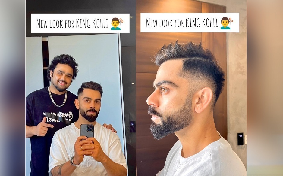Virat Kohlis Stylish Hairstyle Steals the Show Ahead of IPL 2023