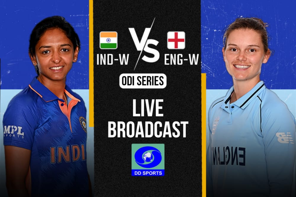 IND-W Vs ENG-W LIVE Broadcast For Free On DD Sports, India Win By 88 ...